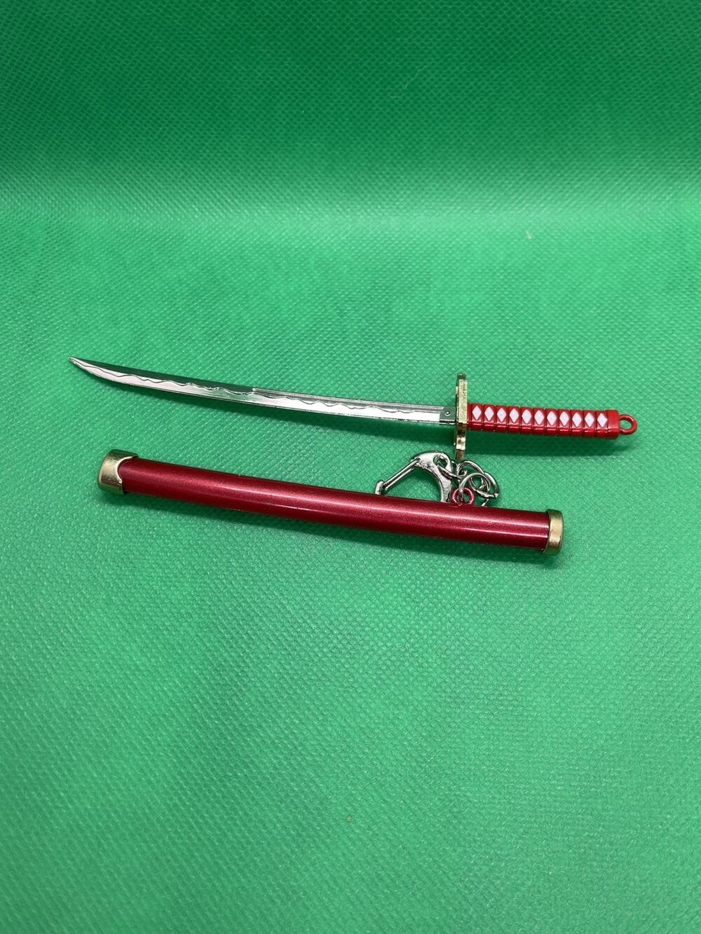 Mini Japanese Katana Samurai Sword Envelope Letter Opener Katana Keychain Stand